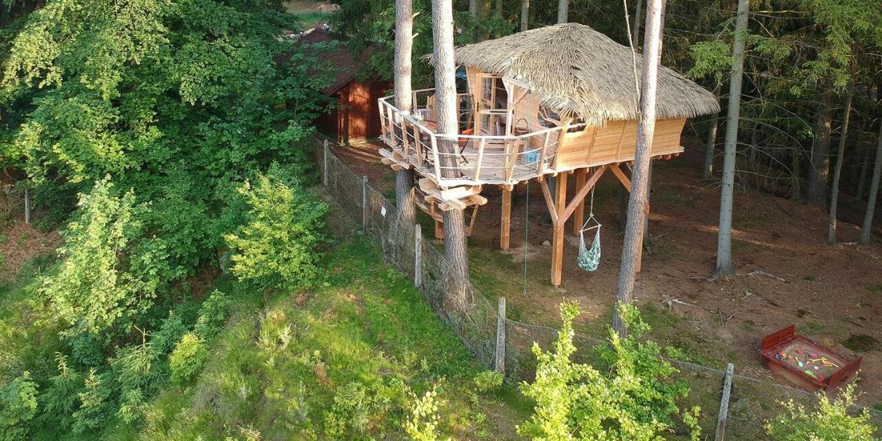 فندق Treehouse U Rybnika Osecna المظهر الخارجي الصورة